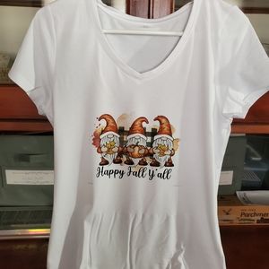 Hand Sublimated Tee- Happy Fall Yall